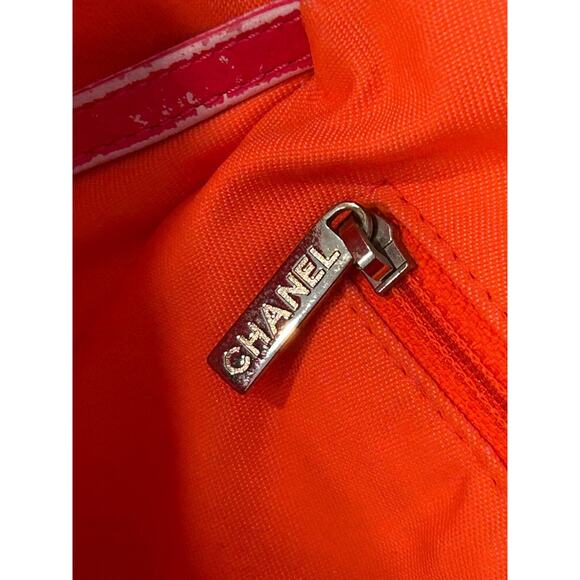 Chanel Deauville Medium Pink Canvas Tote SPB-JB 332909 - Picture 10 of 15